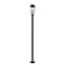 Z-Lite Gannon 3 Light Outdoor Post Mounted Fixture, 10in. W x 119.25in. H, Black 5008PHBS-536P-BK - alternate 4